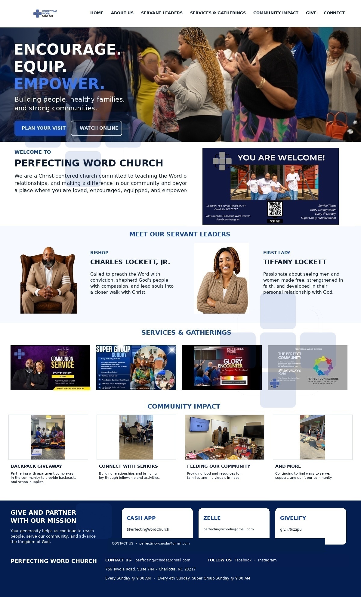 Home page